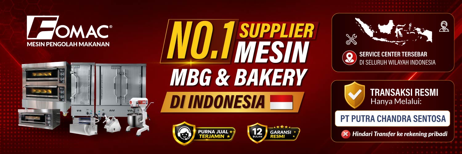 No. 1 Supplier Mesin MBG & Bakery di Indonesia