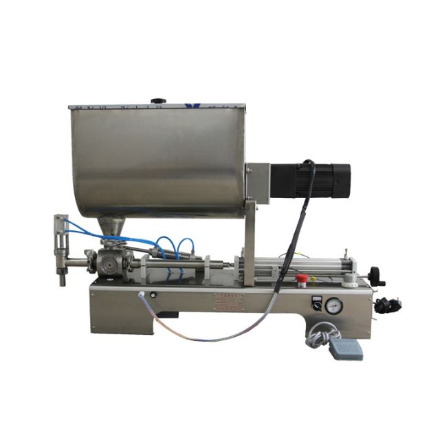 Semi-Automatic Paste Filling Machine With Mixing H GW-1 (500-3000ml)