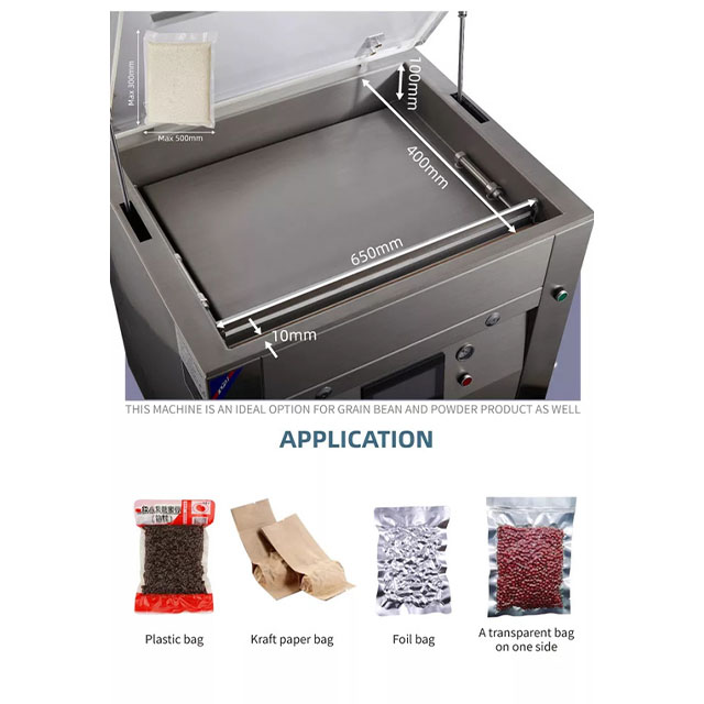 Rice Grain Vacuum Packaging Machine DZ-650KH