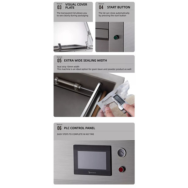 Rice Grain Vacuum Packaging Machine DZ-650KH