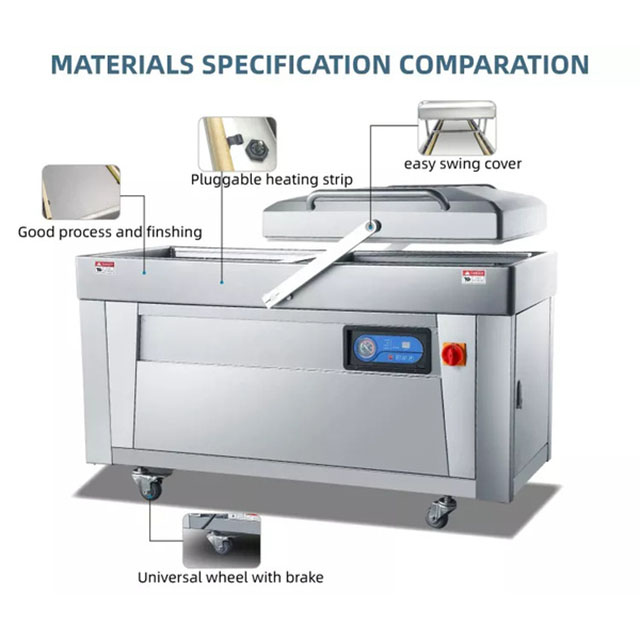 Double Chamber Vacuum Packaging Machine DZQ-600/2SA