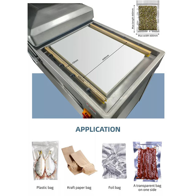 Double Chamber Vacuum Packaging Machine DZQ-500/2SA