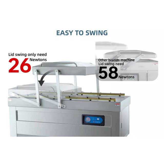 Double Chamber Vacuum Packaging Machine DZQ-850/2SA 5500 Watt