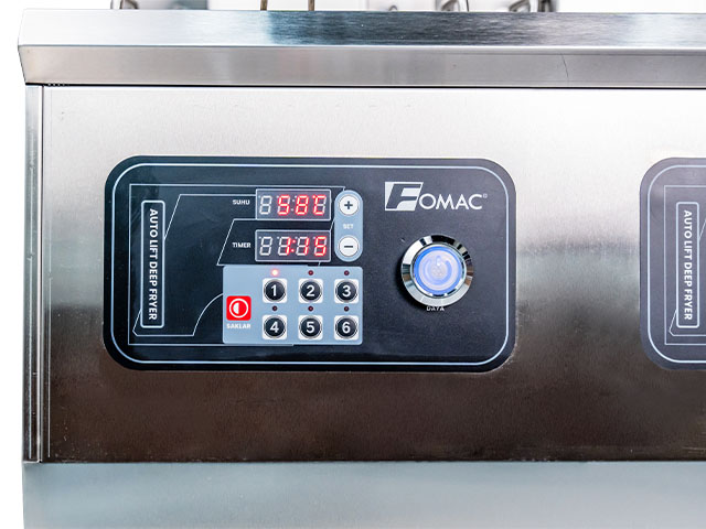Double Tank Auto Lift Deep Fryer Desktop FRY-EAL142