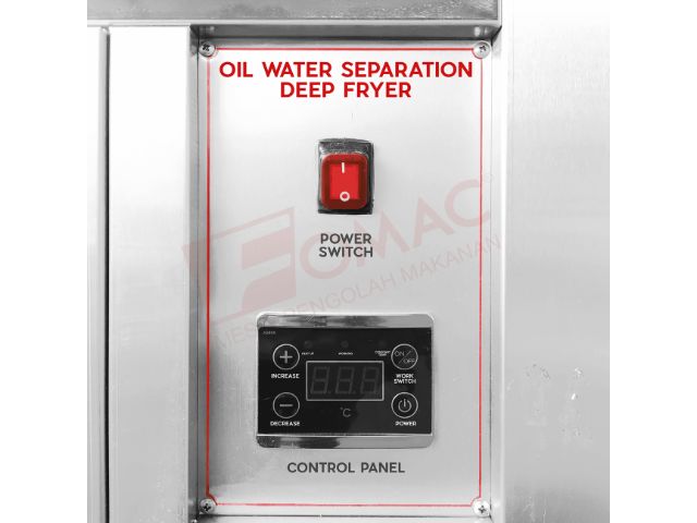 Oil Water Separation Gas Deep Fryer FRY-GOW3515