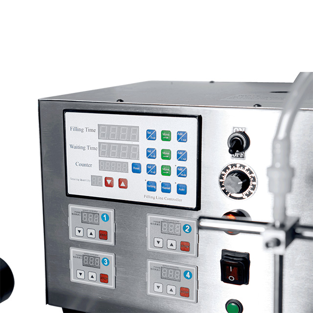 Four Head Electric Digital Control Liquid Filling GFK-5000/4