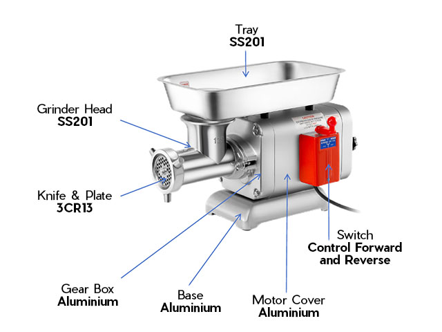 Meat Grinder MGD-RY12S