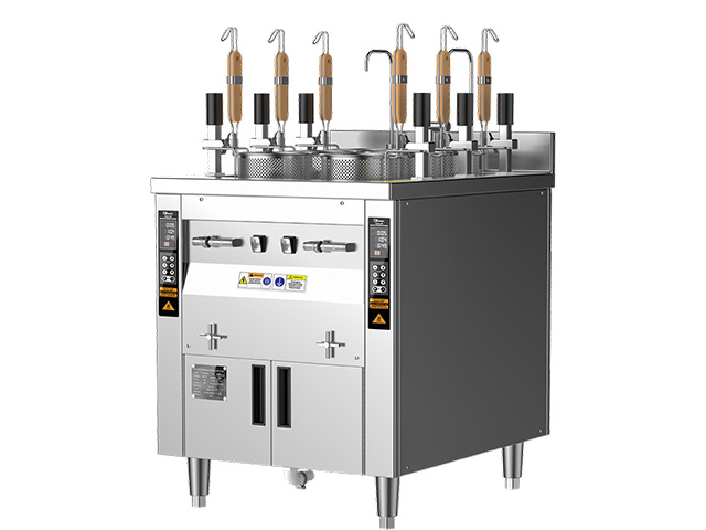 Electric Auto Lift 6 Head Pasta Cooker PCV-EAL6H