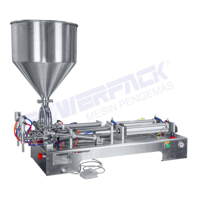 Double Head Paste Piston Filler PPF-1000T2