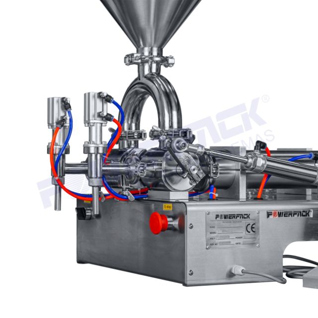 Double Head Paste Piston Filler PPF-1000T2