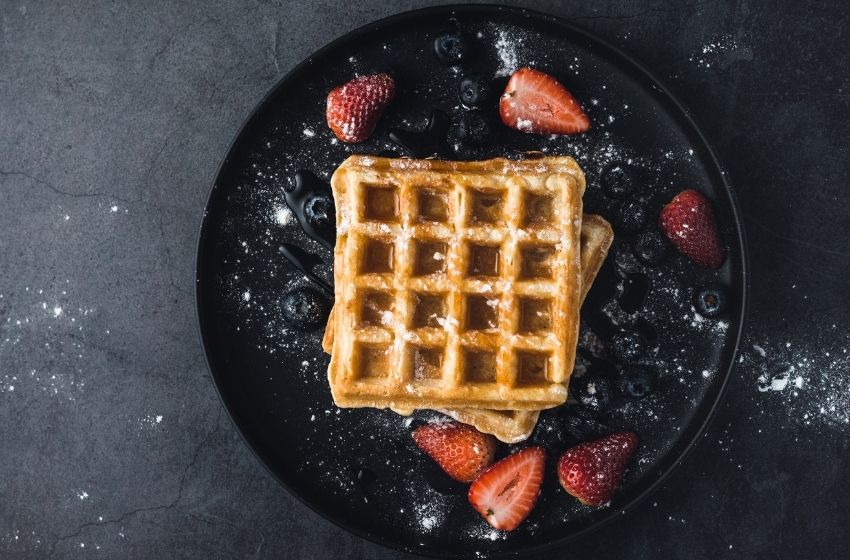 Waffle yang dibuat