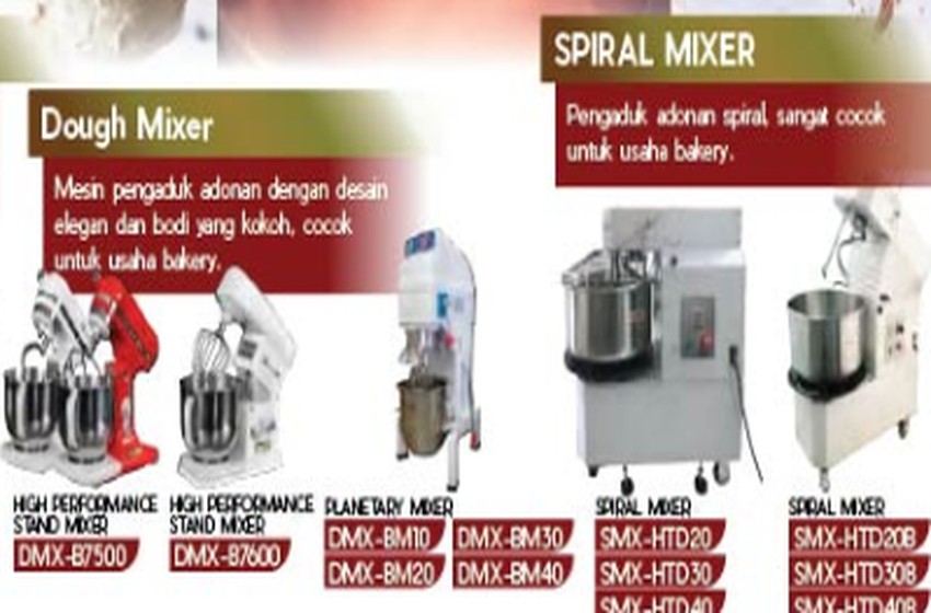 Harga Dough Mixer di Medan: Faktor yang Perlu Dipertimbangkan Sebelum Membeli