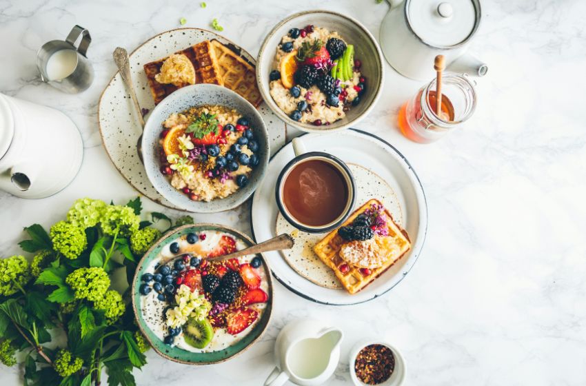 menu sarapan moderen yang dapat di contoh