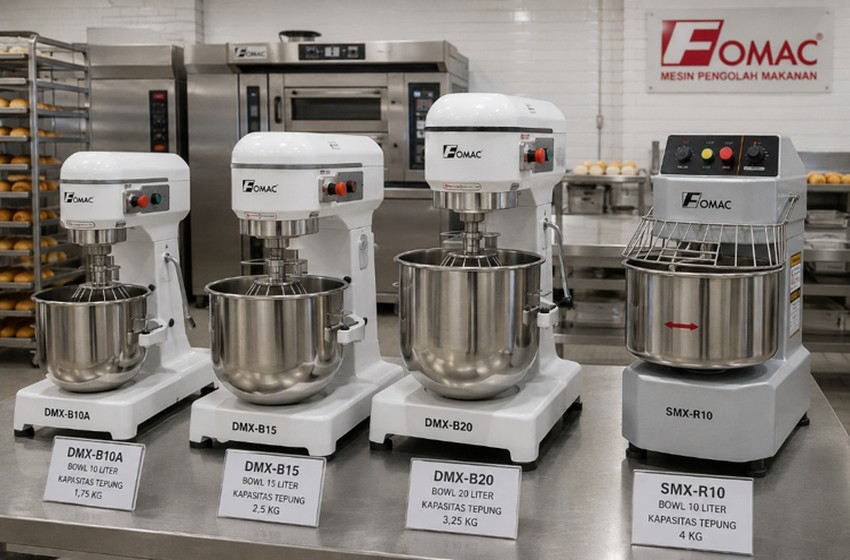 Cara Menghitung Kapasitas Mixer Bakery Berdasarkan Target Produksi Harian