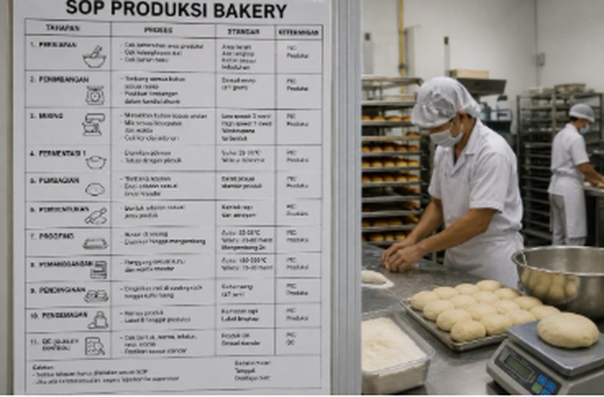SOP Produksi Bakery untuk UMKM: Panduan Agar Hasil Selalu Konsisten